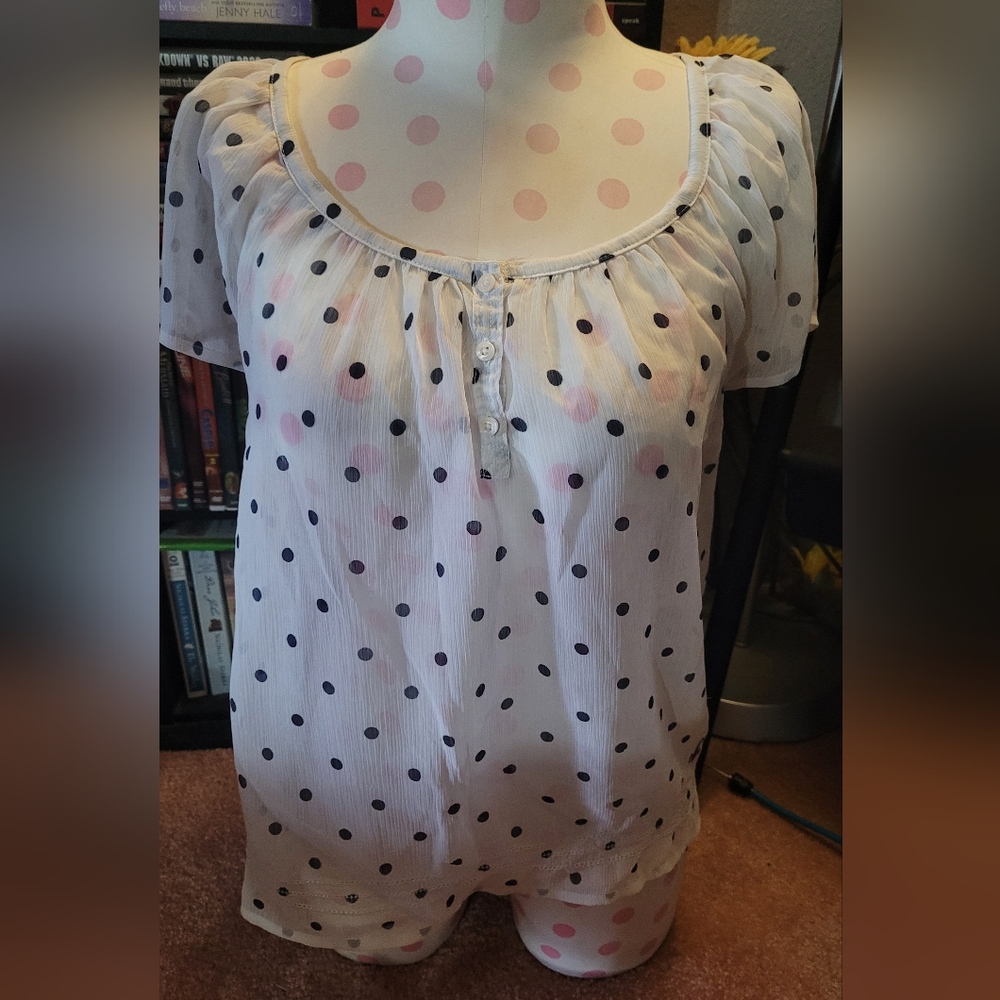 Hollister sheer blouse